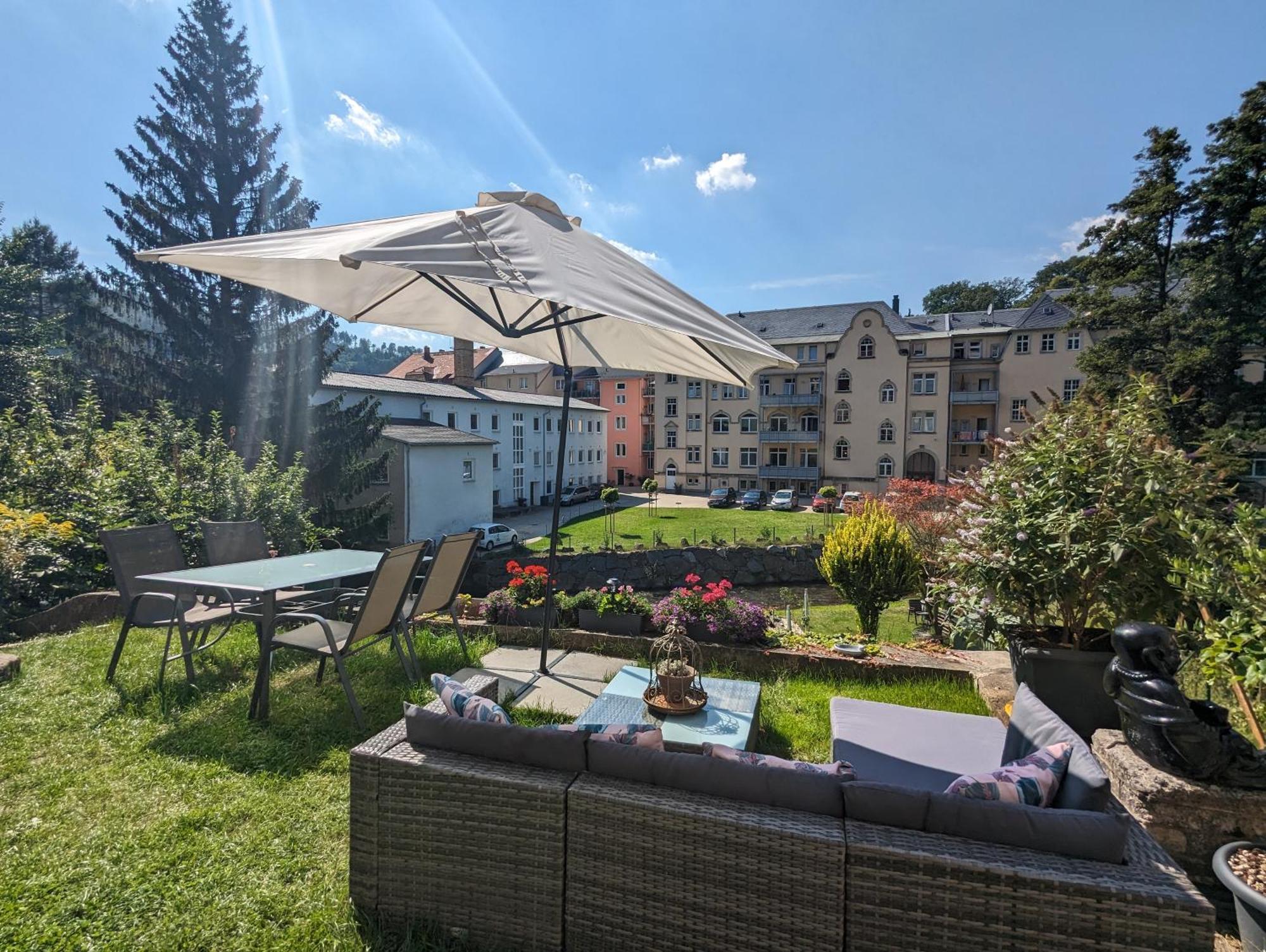 Apartamento Uo2 - Urlaubsmagie - Garten, Whirlpool, Sauna Sebnitz Exterior foto