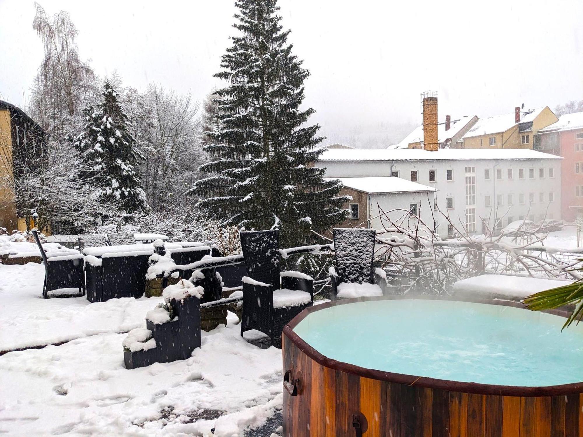 Apartamento Uo2 - Urlaubsmagie - Garten, Whirlpool, Sauna Sebnitz Exterior foto