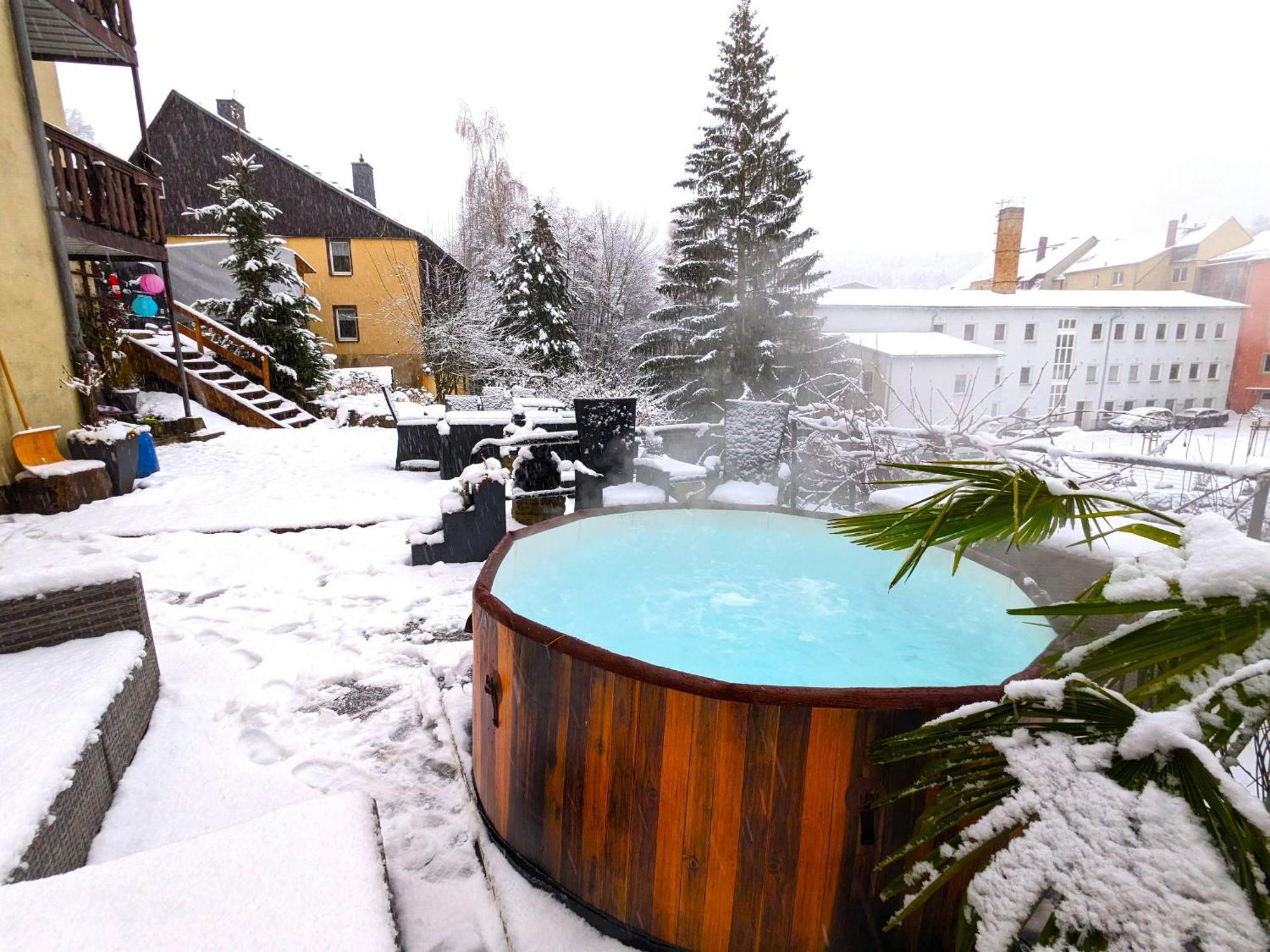 Apartamento Uo2 - Urlaubsmagie - Garten, Whirlpool, Sauna Sebnitz Exterior foto