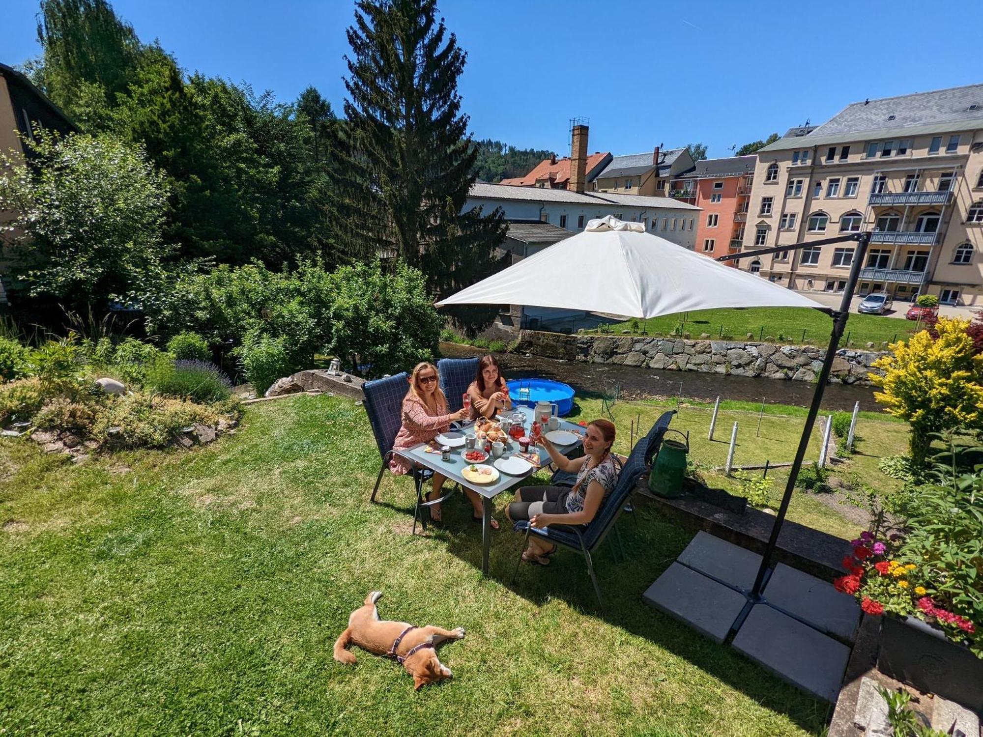 Apartamento Uo2 - Urlaubsmagie - Garten, Whirlpool, Sauna Sebnitz Exterior foto