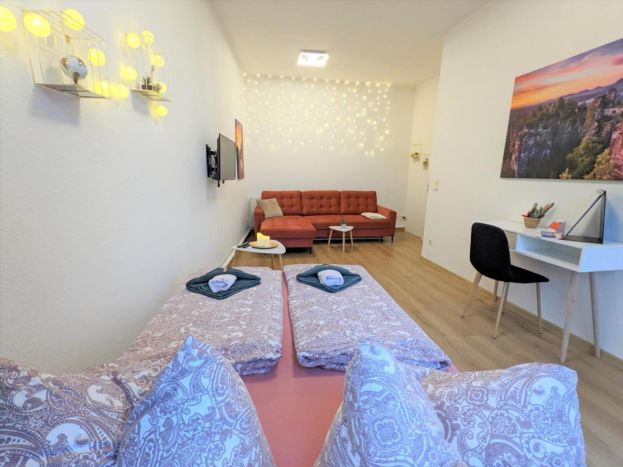 Apartamento Uo2 - Urlaubsmagie - Garten, Whirlpool, Sauna Sebnitz Exterior foto