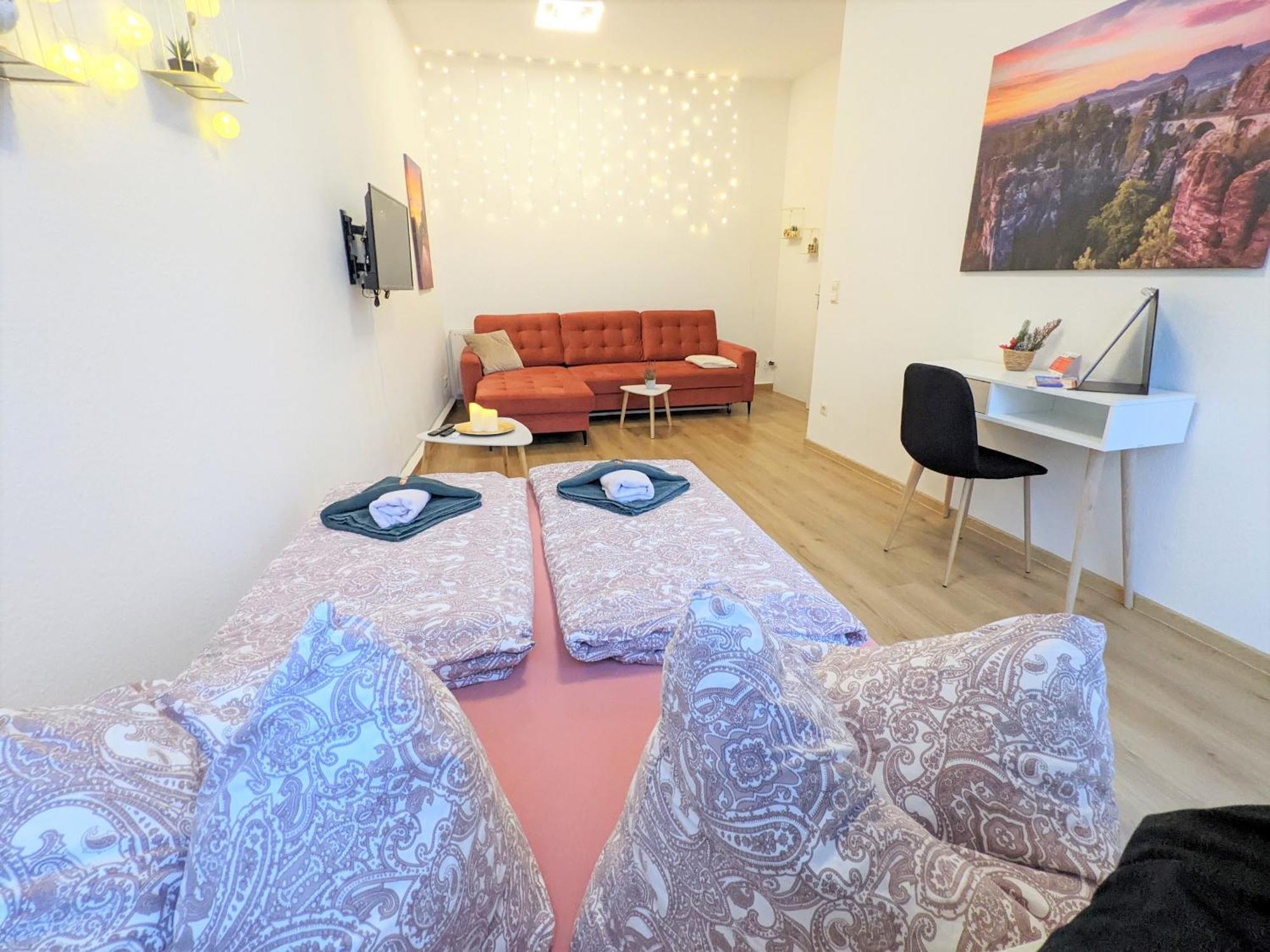 Apartamento Uo2 - Urlaubsmagie - Garten, Whirlpool, Sauna Sebnitz Exterior foto