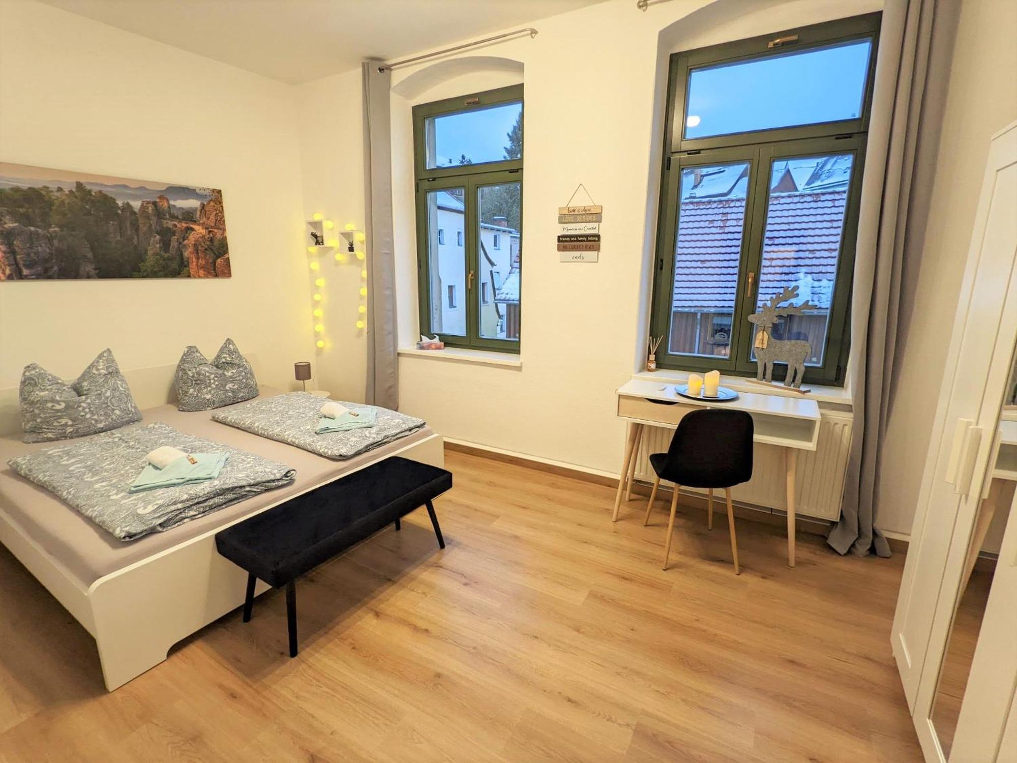 Apartamento Uo2 - Urlaubsmagie - Garten, Whirlpool, Sauna Sebnitz Exterior foto