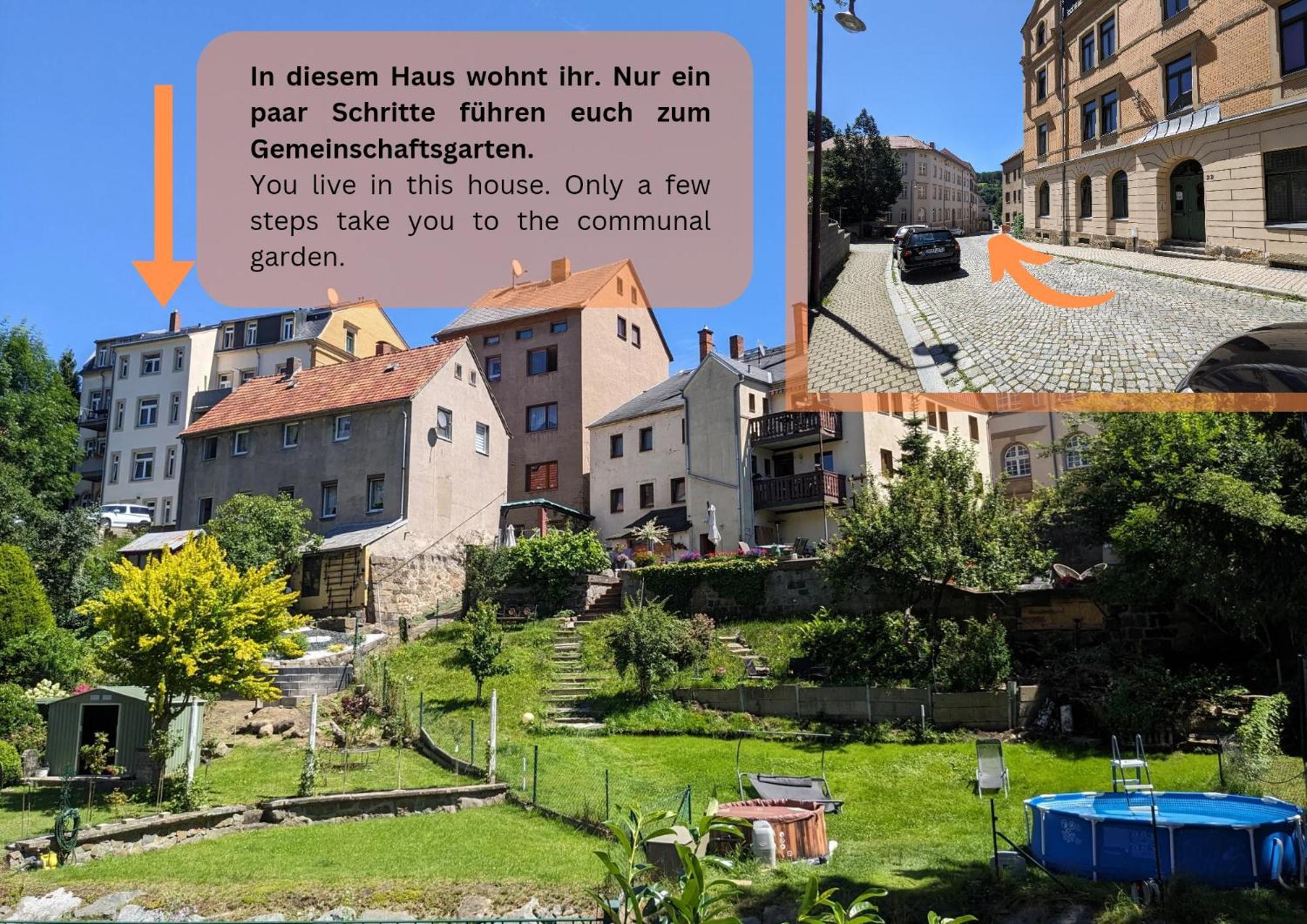 Apartamento Uo2 - Urlaubsmagie - Garten, Whirlpool, Sauna Sebnitz Exterior foto